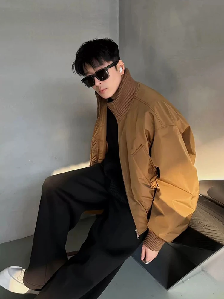 American Sle MA Pilot Jaet Thiened Cotton Baseball Coat Men's Winter Warm ort Sve Zipper Closure Pure Color
American Sle MA Pilot Jaet Thiened Cotton Baseball Coat Men's Winter Warm ort Sve Zipper Closure Pure Color