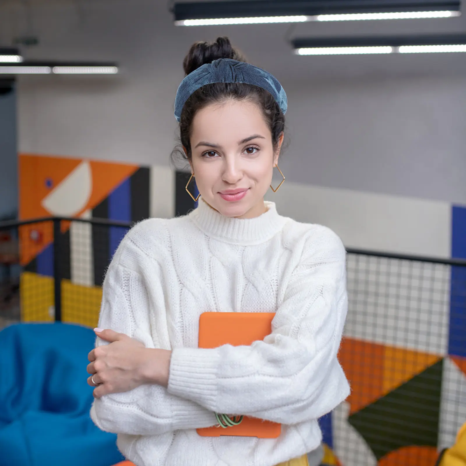 Набор из 4 джинсовых повязок на голову для женщин: модные повязки с узлом из хлопковой смеси, надежно фиксирующие волосы, аксессуар для укладки и активного отдыха
Набор из 4 джинсовых повязок на голову для женщин: модные повязки с узлом из хлопковой смеси, надежно фиксирующие волосы, аксессуар для укладки и активного отдыха