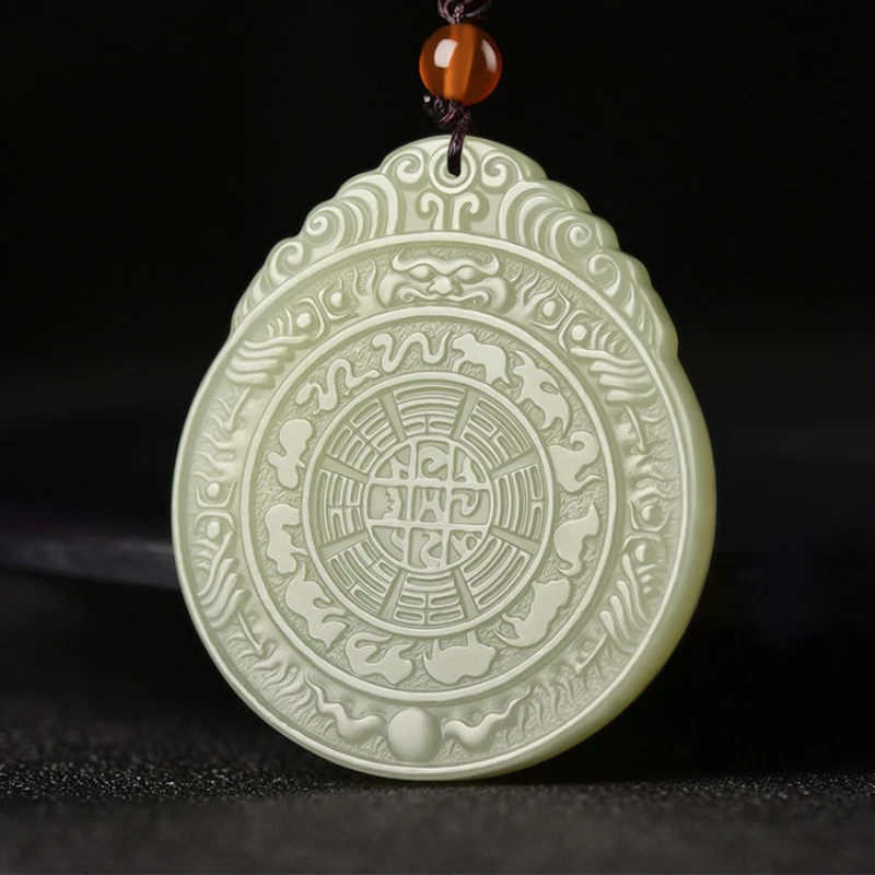 Пять элементов, девять дворцов, восемь триграммов, кулон, ожерелье, двенадцать зодиаков нефрит
Пять элементов, девять дворцов, восемь триграммов, кулон, ожерелье, двенадцать зодиаков нефрит