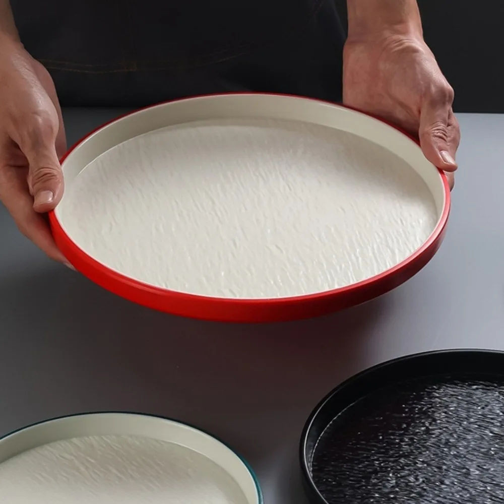 Convenient Stone Grain Western Food Plate Melamine Thickened Fruit Salad Plate Round Heat-resistant Steak Plate Restaurant
Convenient Stone Grain Western Food Plate Melamine Thickened Fruit Salad Plate Round Heat-resistant Steak Plate Restaurant