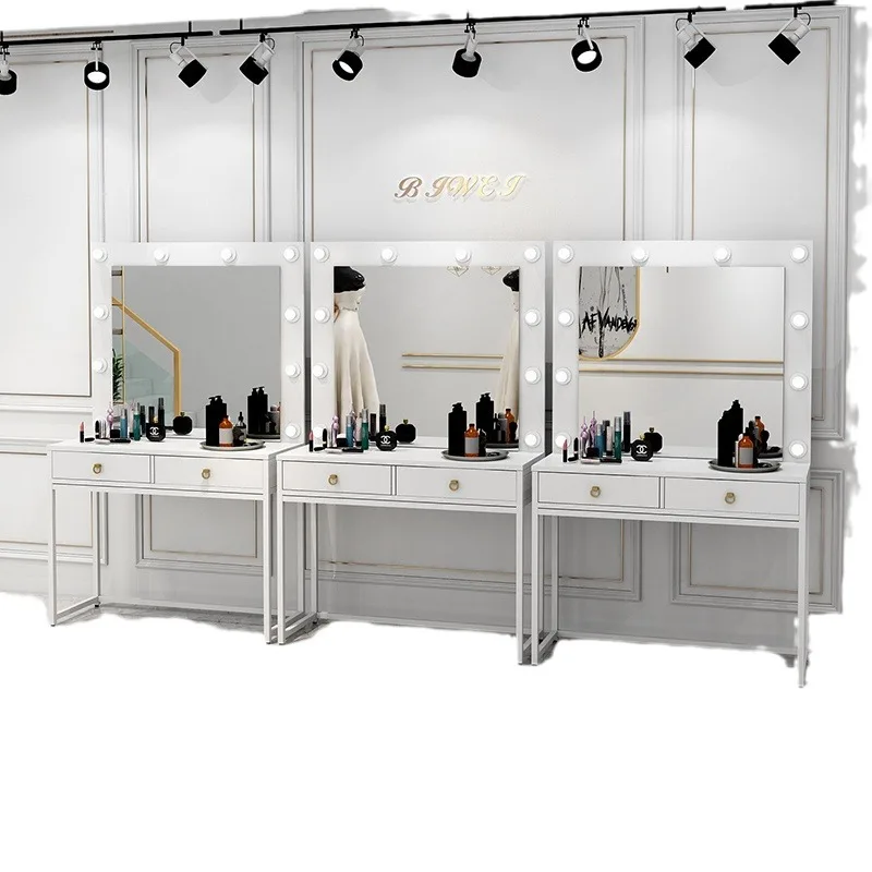 Photo studio dressing table with lights professional makeup wedding dress shop school makeup artist special
Photo studio dressing table with lights professional makeup wedding dress shop school makeup artist special