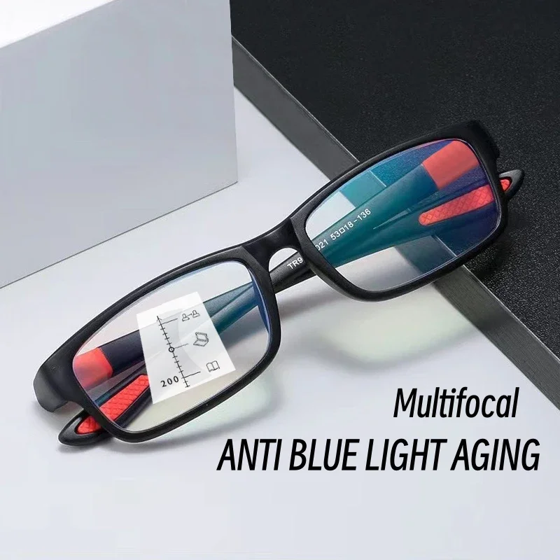New Multifocus Presbyopia Glasses Anti Blue Light Small Frame Reading Glasses Men Women Near Far Presbyopia Eyeglasses 0 To +4.0
New Multifocus Presbyopia Glasses Anti Blue Light Small Frame Reading Glasses Men Women Near Far Presbyopia Eyeglasses 0 To +4.0