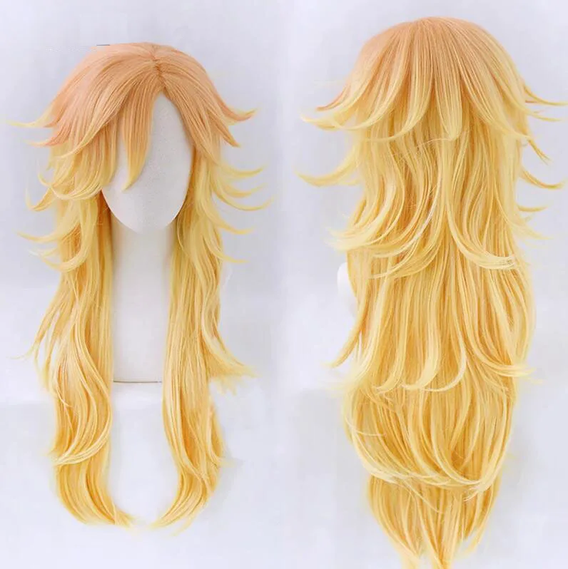 Anime Douma Cosplay Wig Long Curly Orange Gradient Golden Heat Resistant Synthetic Hair Halloween Wigs
Anime Douma Cosplay Wig Long Curly Orange Gradient Golden Heat Resistant Synthetic Hair Halloween Wigs