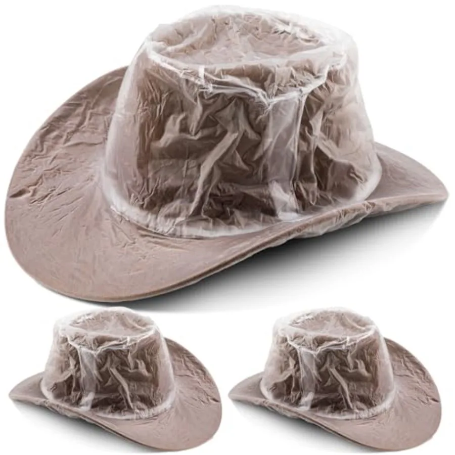 Cowboy Hat Cover, Plastic Cowboy Hat Rain Covers Waterproof Hat Protector Covers for Storage, Keep from Rain Snow Dust
Cowboy Hat Cover, Plastic Cowboy Hat Rain Covers Waterproof Hat Protector Covers for Storage, Keep from Rain Snow Dust