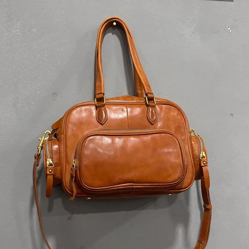 PNDME fashion vintage genuine leather ladies multi-pocket handbag weekend travel luxury cow leather women shoulder crossbody bag
PNDME fashion vintage genuine leather ladies multi-pocket handbag weekend travel luxury cow leather women shoulder crossbody bag
