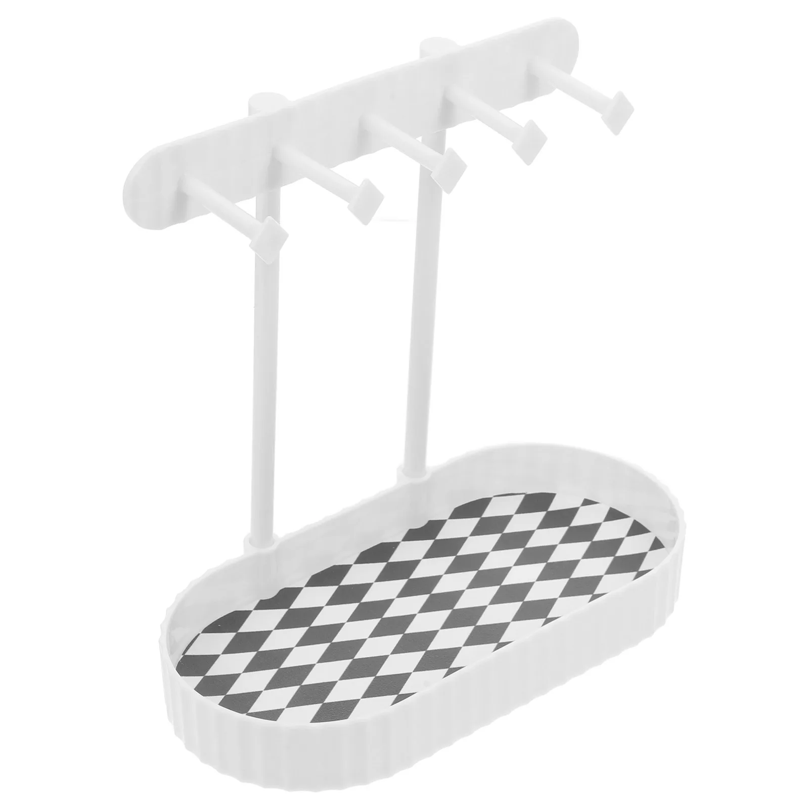 Jewelry Storage Rack Earring Display for Selling Accessories White Plastic Office
Jewelry Storage Rack Earring Display for Selling Accessories White Plastic Office