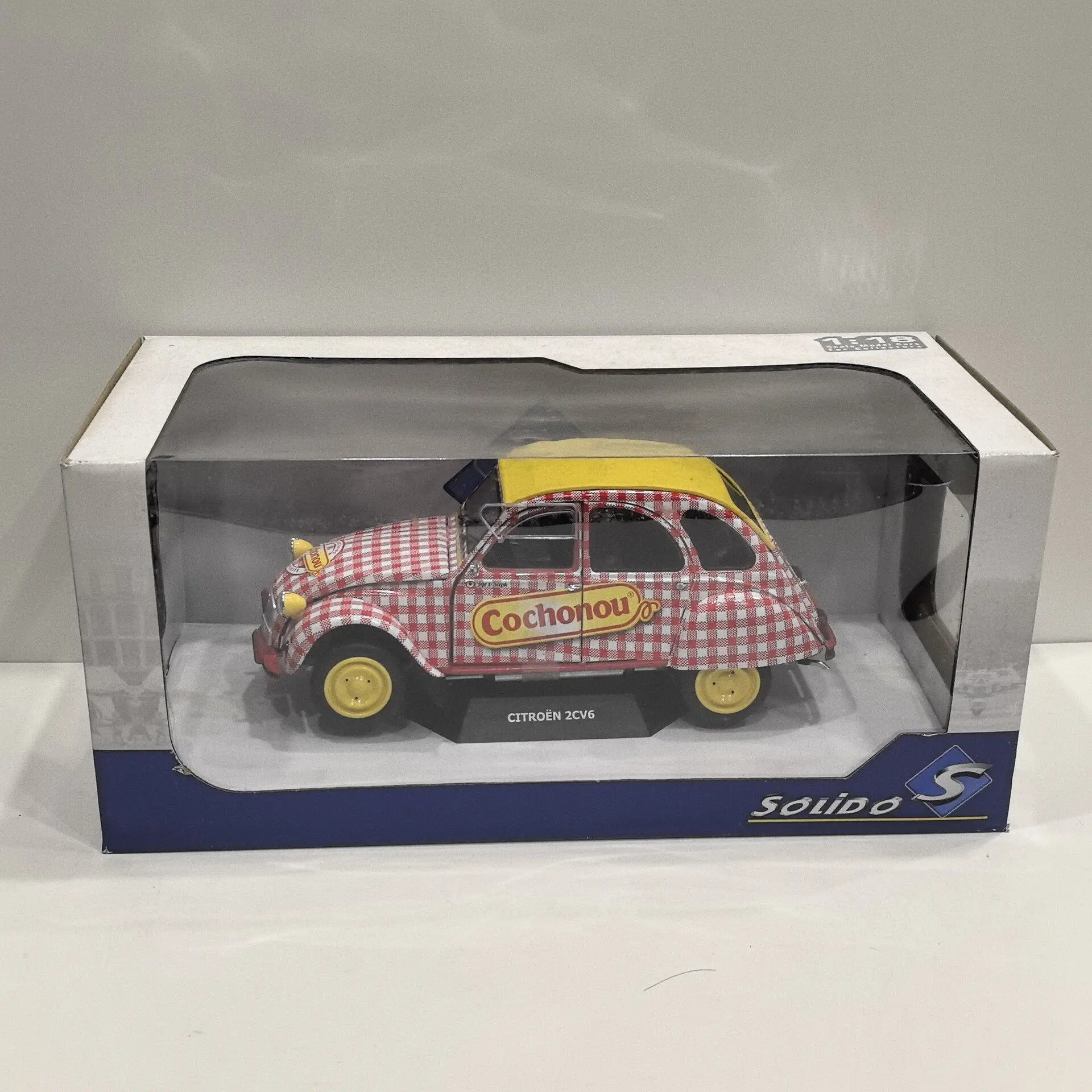 Diecast SOLIDO 1/18 Scale CITROEN 2CV6 2019 W4B8 Alloy Car Model
Diecast SOLIDO 1/18 Scale CITROEN 2CV6 2019 W4B8 Alloy Car Model