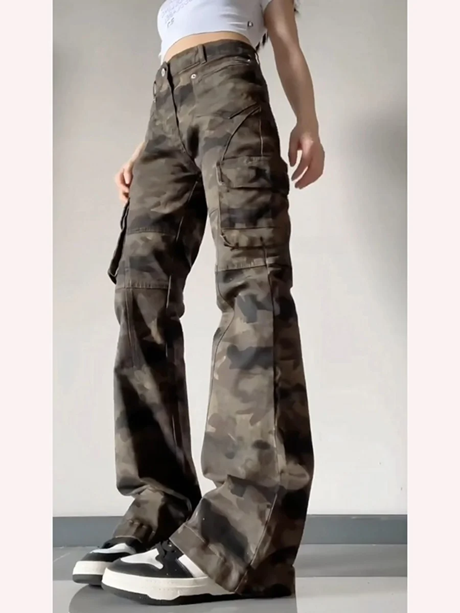 Retro American Camouflage Work Pants Men's Autumn Winter Denim Jeans Waed Hiking Pants Straight Leg Fit High Waist Long Pants
Retro American Camouflage Work Pants Men's Autumn Winter Denim Jeans Waed Hiking Pants Straight Leg Fit High Waist Long Pants