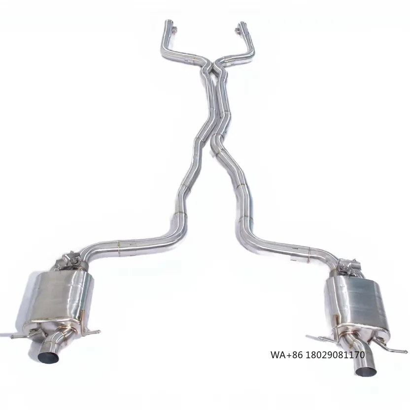 Для C63/C63S W205 4.0T 2015-2020 годов выпуска: выхлопная система Valvetronic Catback с клапанами, глушители из нержавеющей стали SS 304
Для C63/C63S W205 4.0T 2015-2020 годов выпуска: выхлопная система Valvetronic Catback с клапанами, глушители из нержавеющей стали SS 304