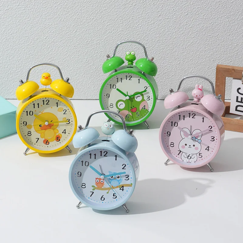 Student Cartoon Alarm Clock with Time Management Silent Night Light Feature for Better Sleep
Student Cartoon Alarm Clock with Time Management Silent Night Light Feature for Better Sleep