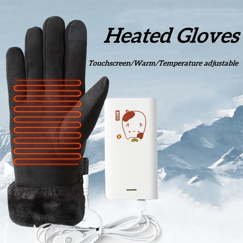 USB Touch Screen Gloves Electric Heated Hand Warmer Winter Ski Gloves Anti-Slip for Women Men Cycling Running Motorcycle Gloves
USB Touch Screen Gloves Electric Heated Hand Warmer Winter Ski Gloves Anti-Slip for Women Men Cycling Running Motorcycle Gloves