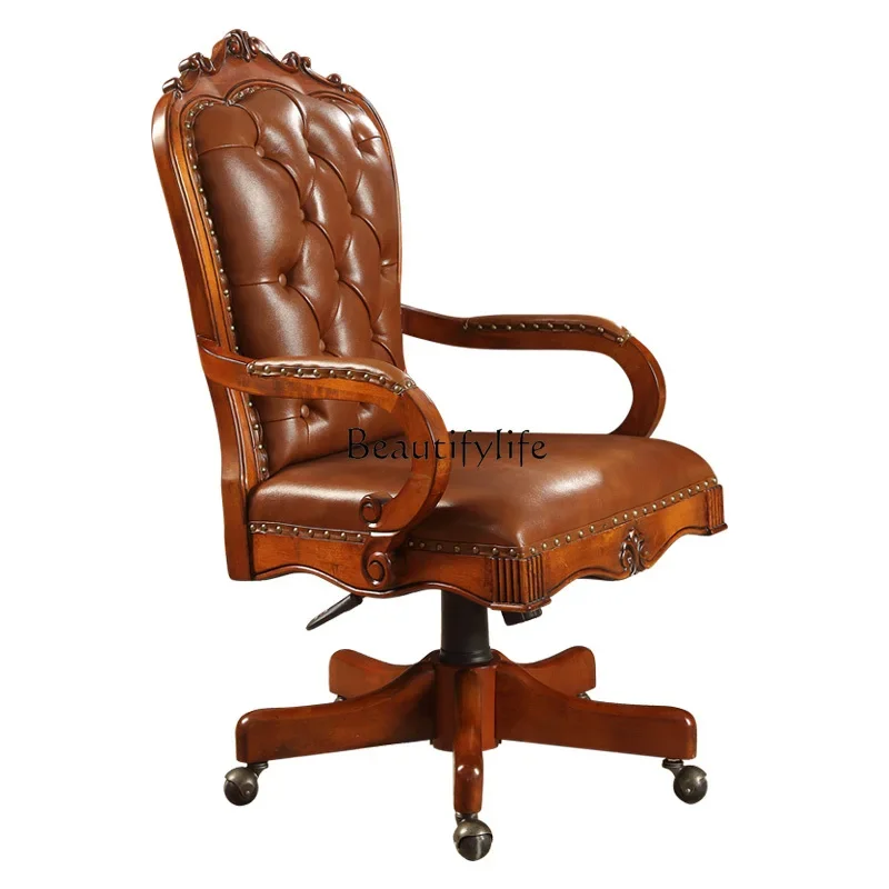 LX1American lifting backrest rotating single swivel chair household solid wood book chair
LX1American lifting backrest rotating single swivel chair household solid wood book chair