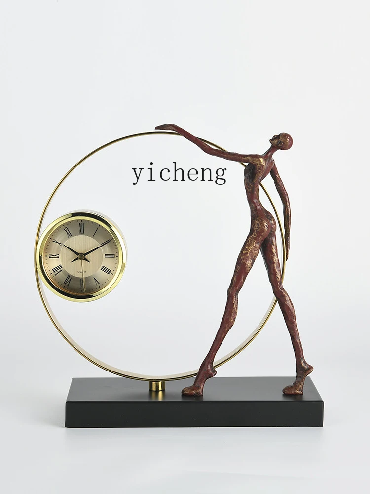 ZC Abstract Sculpture Figure Clock Decoration TV Cabinet Study Desk Clock Art Advanced Clock Ornament
ZC Abstract Sculpture Figure Clock Decoration TV Cabinet Study Desk Clock Art Advanced Clock Ornament