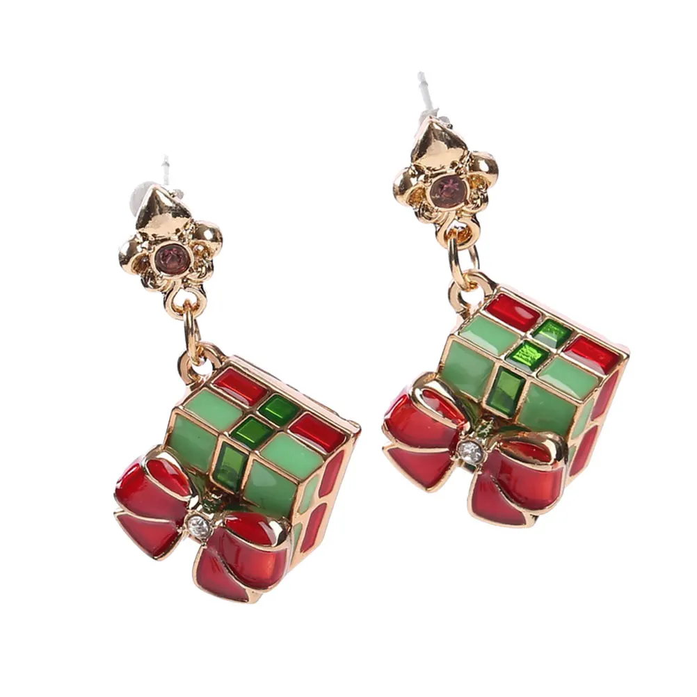 Alluring Christmas Box Earrings Girls Christmas Ear Drop Holiday Party Women Drop Dangles Eye catching Festive Jewelry New
Alluring Christmas Box Earrings Girls Christmas Ear Drop Holiday Party Women Drop Dangles Eye catching Festive Jewelry New