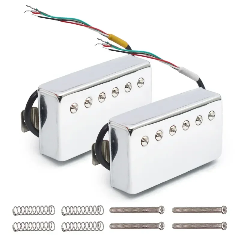 Гитарный звукосниматель Alnico 2 Humbucker, 4 кабеля катушки, разделитель катушки 7,5 к/8,6 к/15 к с латунной крышкой, звукосниматель Alnico II для гитары LP
Гитарный звукосниматель Alnico 2 Humbucker, 4 кабеля катушки, разделитель катушки 7,5 к/8,6 к/15 к с латунной крышкой, звукосниматель Alnico II для гитары LP