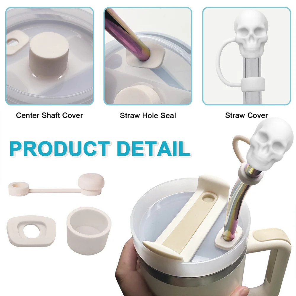Gifts Silicone Skull Straw Cap Reusable Dustproof Straw Cover Proof Splash Straw Topper
Gifts Silicone Skull Straw Cap Reusable Dustproof Straw Cover Proof Splash Straw Topper