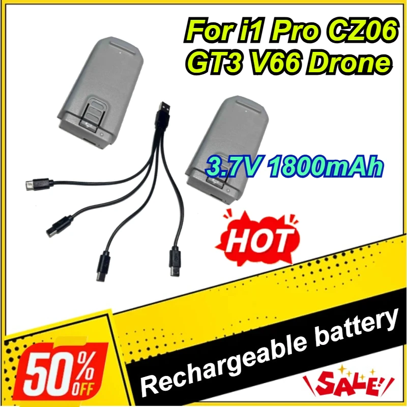 RC Quadcopter Accessory 3.7V 1800mAh Replacement Battery For i1 Pro CZ06 GT3 V66 Drone
RC Quadcopter Accessory 3.7V 1800mAh Replacement Battery For i1 Pro CZ06 GT3 V66 Drone