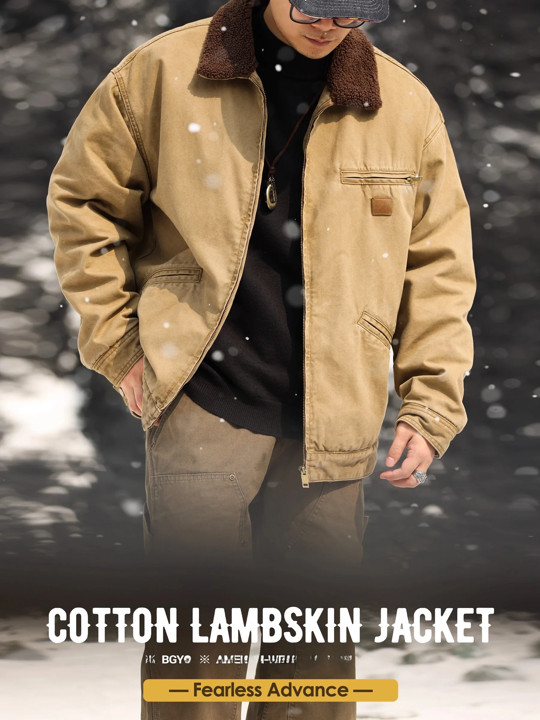 Large Size American Retro Heavyweight Lamb Velvet Jaet Men's Loose Cold Resistant Warm Detroit Hard Man Workwear Coat
Large Size American Retro Heavyweight Lamb Velvet Jaet Men's Loose Cold Resistant Warm Detroit Hard Man Workwear Coat