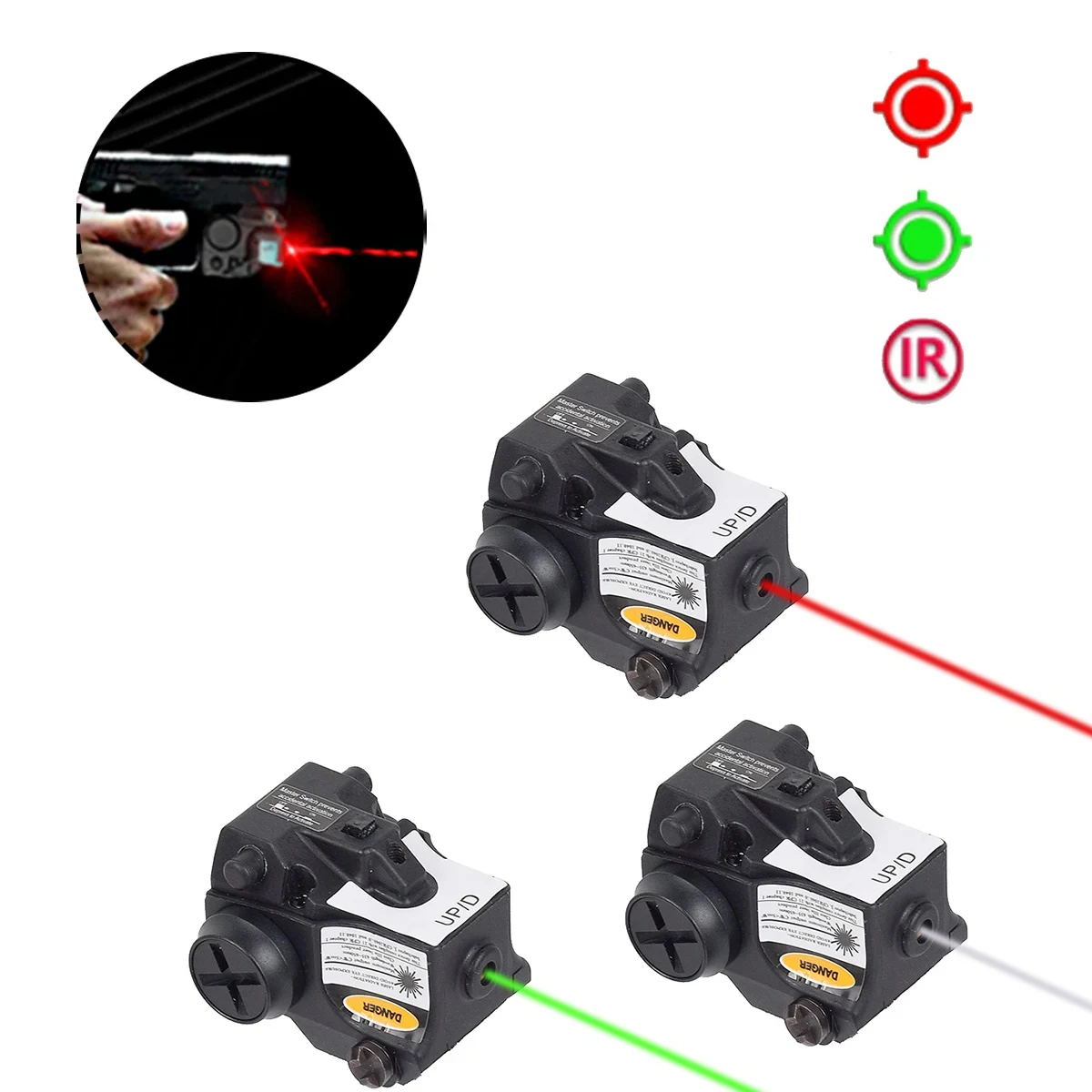 Тактический пистолет, Зеленый Красный ИК лазерный прицел для Телец G2C Glock 17 19, страйкбольный пистолет с рельсой 20 мм, аксессуары для охотничьего пистолета
Тактический пистолет, Зеленый Красный ИК лазерный прицел для Телец G2C Glock 17 19, страйкбольный пистолет с рельсой 20 мм, аксессуары для охотничьего пистолета