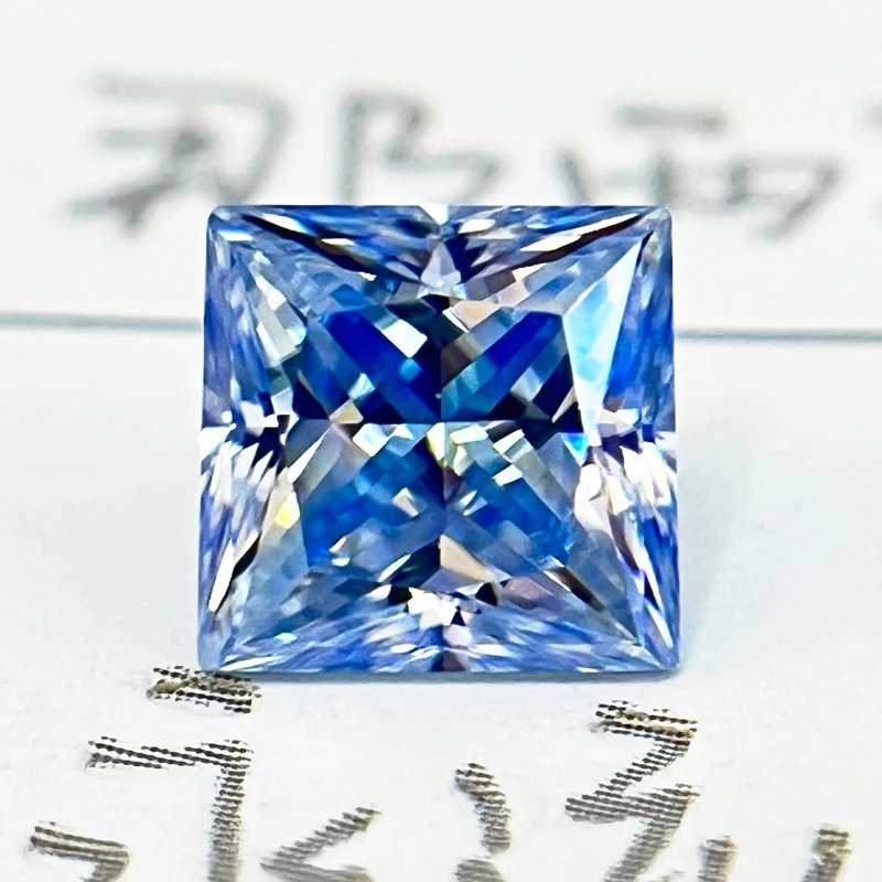 Moissanite Stone Princess Cut Ice Blue Color Lab Grown Diamond Charms DIY Jewelry Making Materials with GRA Certificate
Moissanite Stone Princess Cut Ice Blue Color Lab Grown Diamond Charms DIY Jewelry Making Materials with GRA Certificate