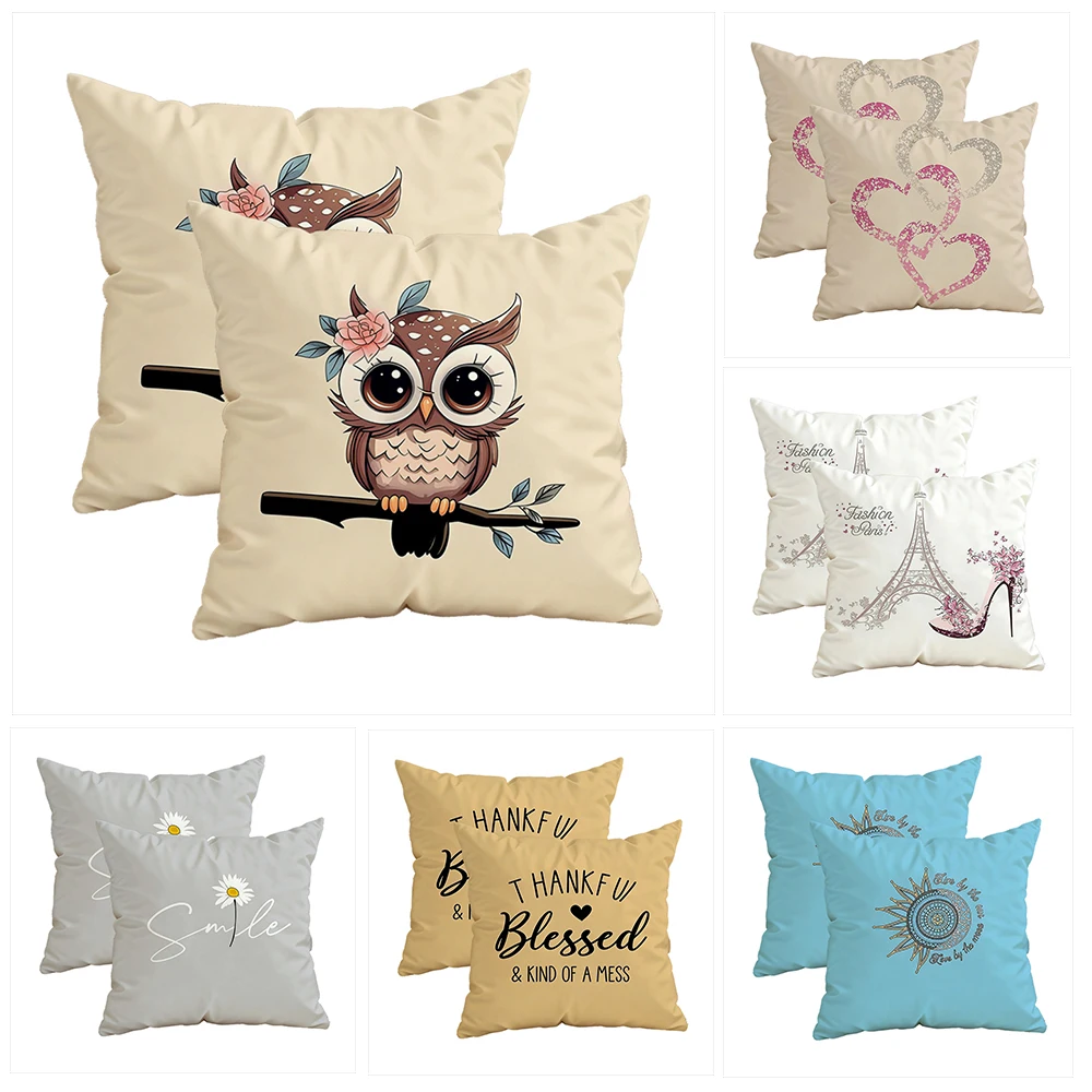 Cute Owl Patterned Pillowcasezipper design, decorative pillowcase, 45x45 cm pillowcase
Cute Owl Patterned Pillowcasezipper design, decorative pillowcase, 45x45 cm pillowcase