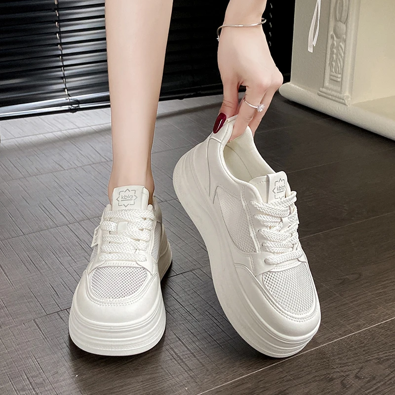 Women's Casual Platform Mesh Sneakers Breathable Summer New Shoes Thick Sole Lace-up Walking Shoes
Women's Casual Platform Mesh Sneakers Breathable Summer New Shoes Thick Sole Lace-up Walking Shoes