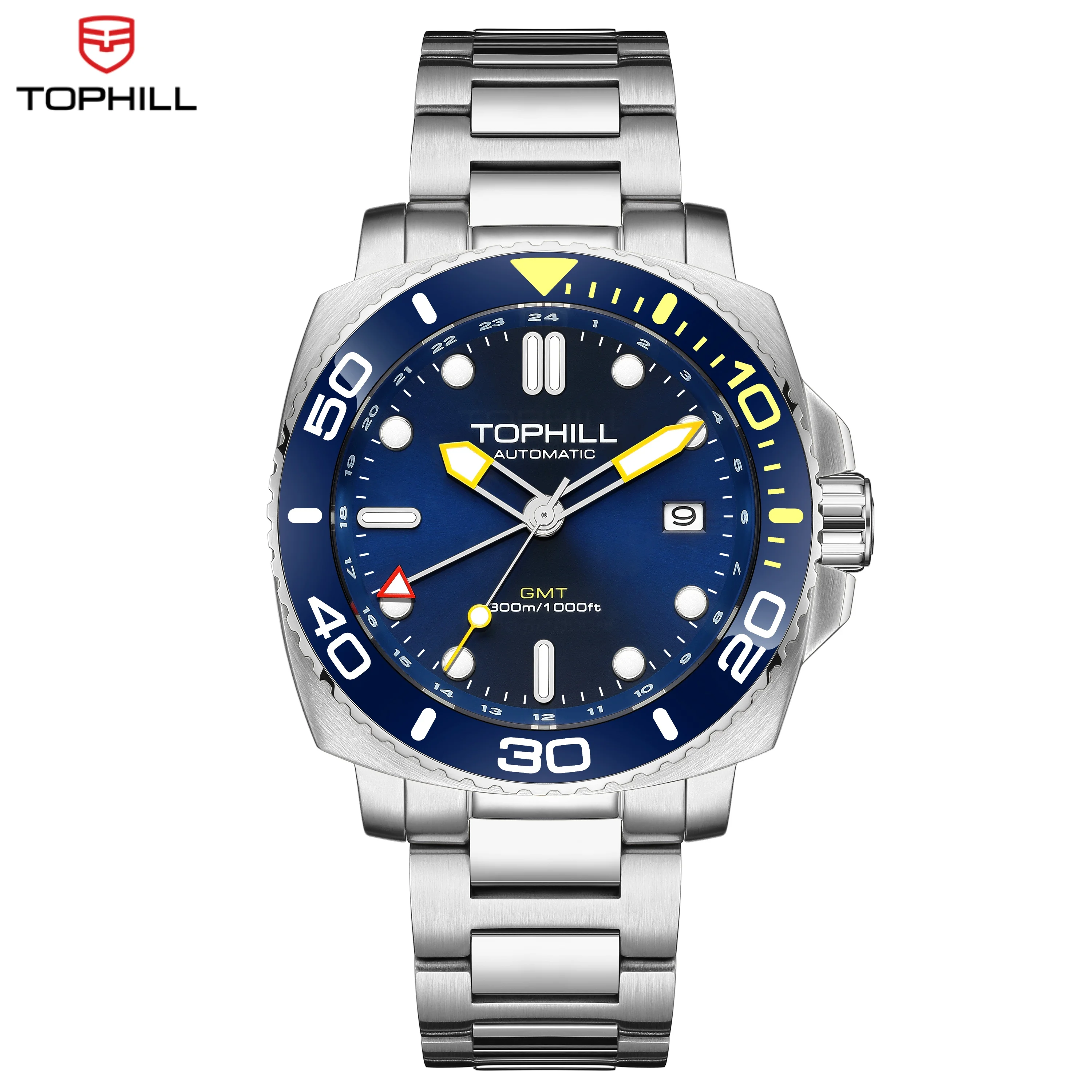 TOPHILL NH34 Automatic Movement Submariner Wristwatch Diver watch 300M Men's watches GMT Mechanical watch
TOPHILL NH34 Automatic Movement Submariner Wristwatch Diver watch 300M Men's watches GMT Mechanical watch