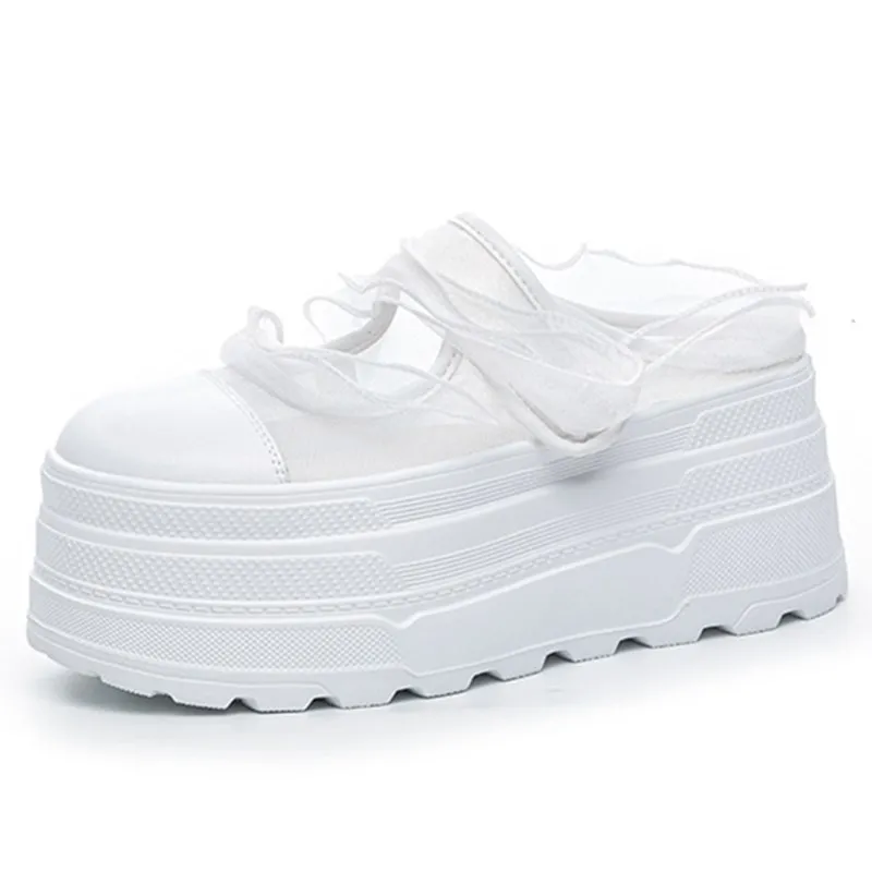 Air Mesh Women New Summer Spring Slides Sandals Platform Wedge Microfiber Mules Shoes Chunky Sneaker Platform Wedge Slippers 8cm
Air Mesh Women New Summer Spring Slides Sandals Platform Wedge Microfiber Mules Shoes Chunky Sneaker Platform Wedge Slippers 8cm
