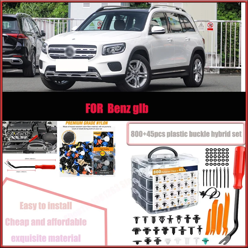 For Benz glb Ford Audi BMW Toyota Car Plastic Retainer Clips Kit 800+45pcs Auto Fender Push Pin Car Fastener Clip Mixed Set
For Benz glb Ford Audi BMW Toyota Car Plastic Retainer Clips Kit 800+45pcs Auto Fender Push Pin Car Fastener Clip Mixed Set