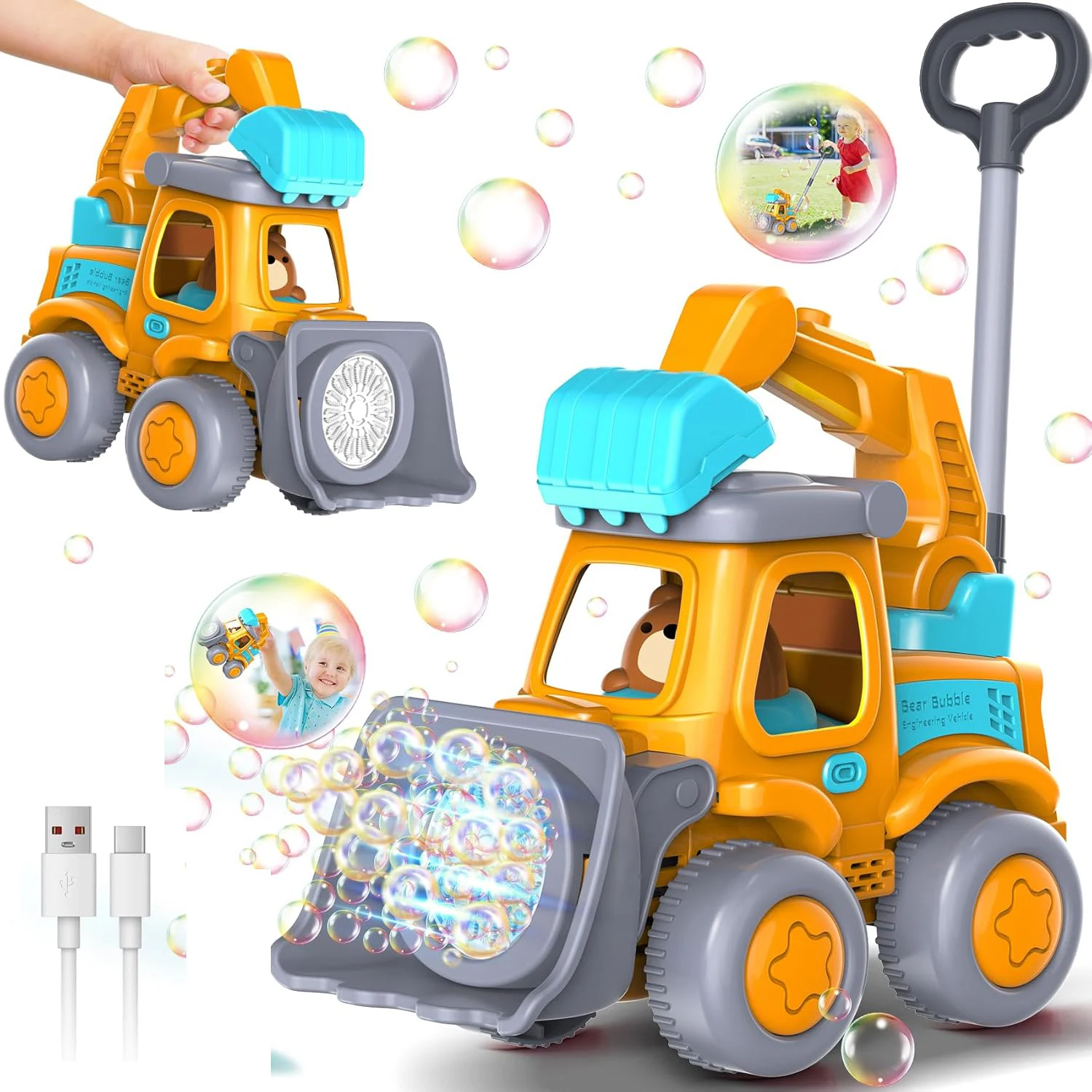 Automatic Bubble Machine Toys for Toddlers Portable Construction Truck Bubble Maker Blower Toys for Boy Girl Kids Outdoor Toys
Automatic Bubble Machine Toys for Toddlers Portable Construction Truck Bubble Maker Blower Toys for Boy Girl Kids Outdoor Toys