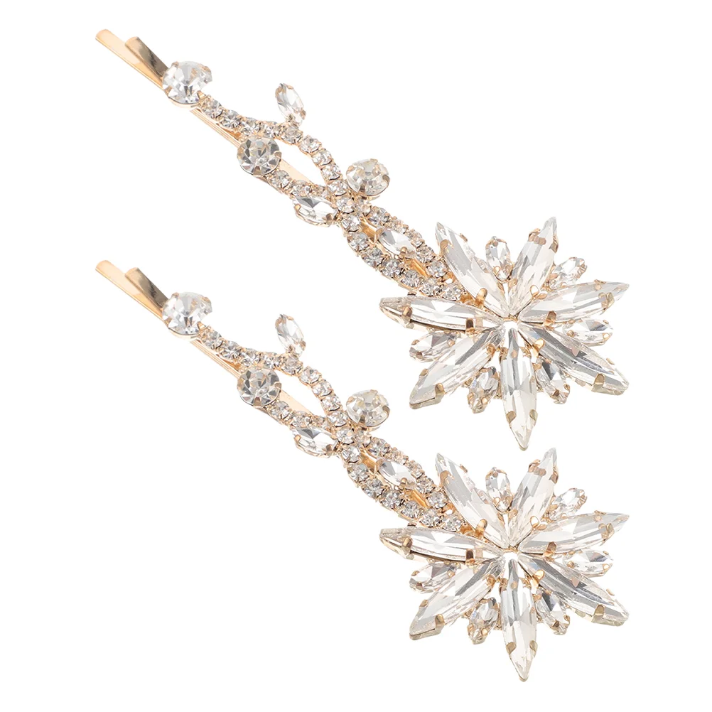 2 Pcs Hair Accessories Rhinestone Clip Clips Bridal Flower Hairpins Floral Vintage Rhinestones Side for Women's Bride French
2 Pcs Hair Accessories Rhinestone Clip Clips Bridal Flower Hairpins Floral Vintage Rhinestones Side for Women's Bride French