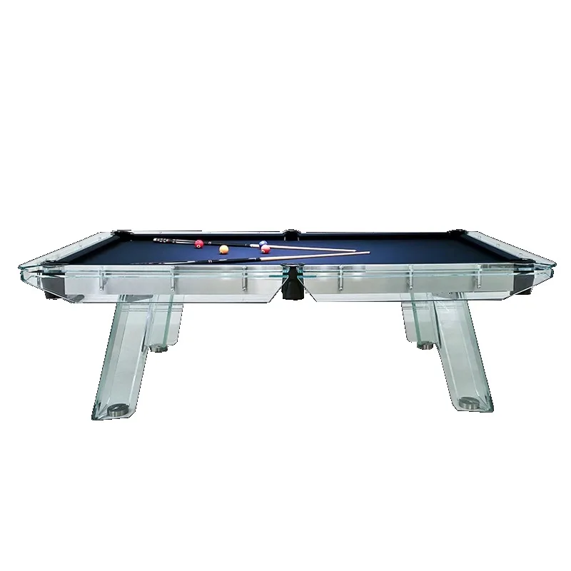Airo Ultra Contemporary Stainless Steel Snooker Table Transparent Glass Wholesale Price Cushion Material Slate Wood Leg Material
Airo Ultra Contemporary Stainless Steel Snooker Table Transparent Glass Wholesale Price Cushion Material Slate Wood Leg Material