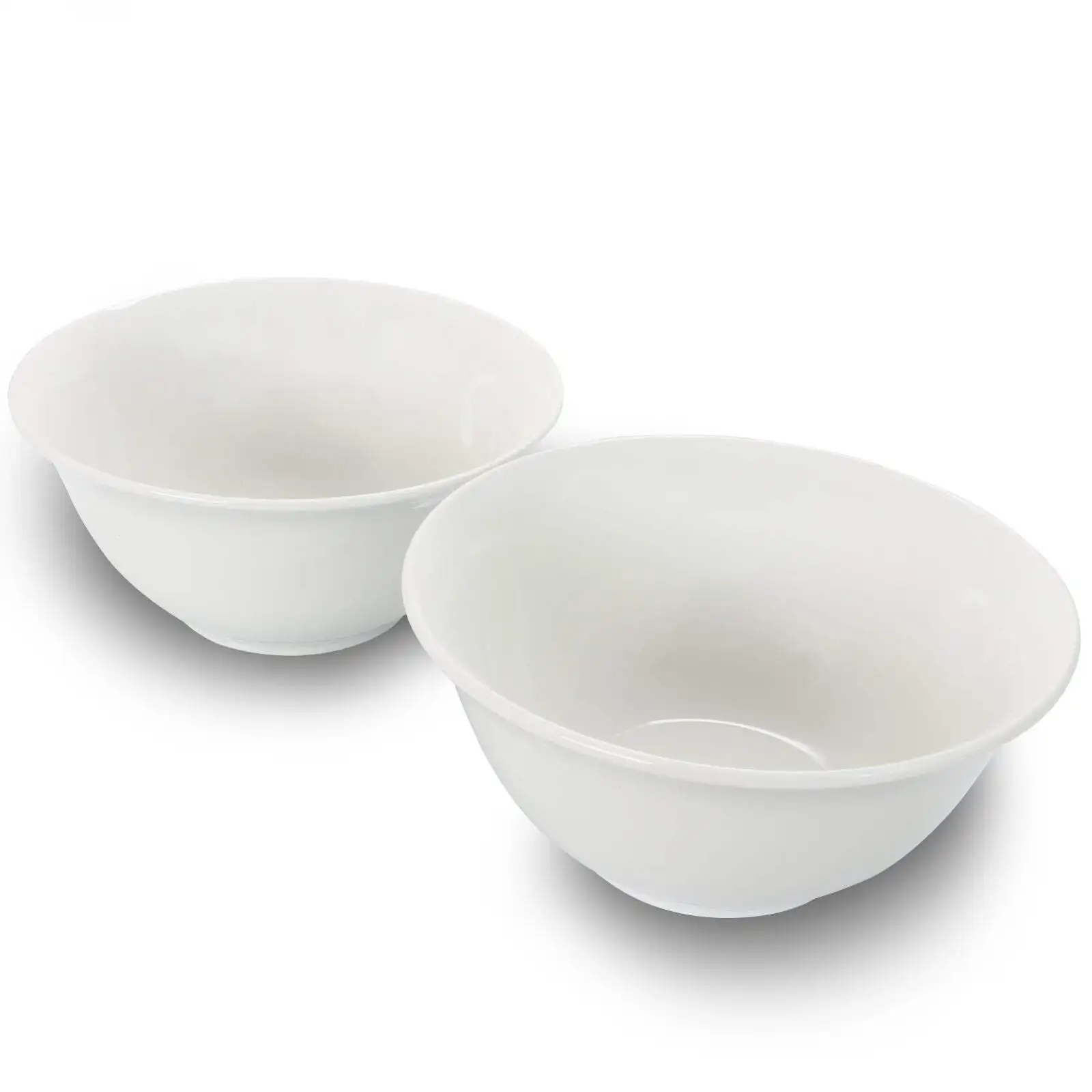 All-Purpose White Bowl Set Two Pieces for Everyday Use
All-Purpose White Bowl Set Two Pieces for Everyday Use