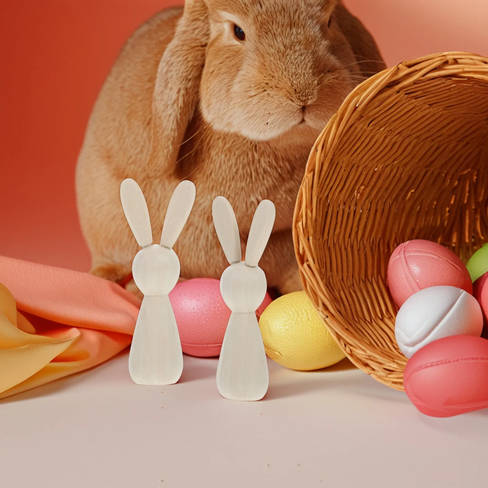8Pcs Wooden Rabbit Head Peg Figures Natural Unfinished Blank Surface for Easter Decor DIY Craft Projects Party Home Office
8Pcs Wooden Rabbit Head Peg Figures Natural Unfinished Blank Surface for Easter Decor DIY Craft Projects Party Home Office