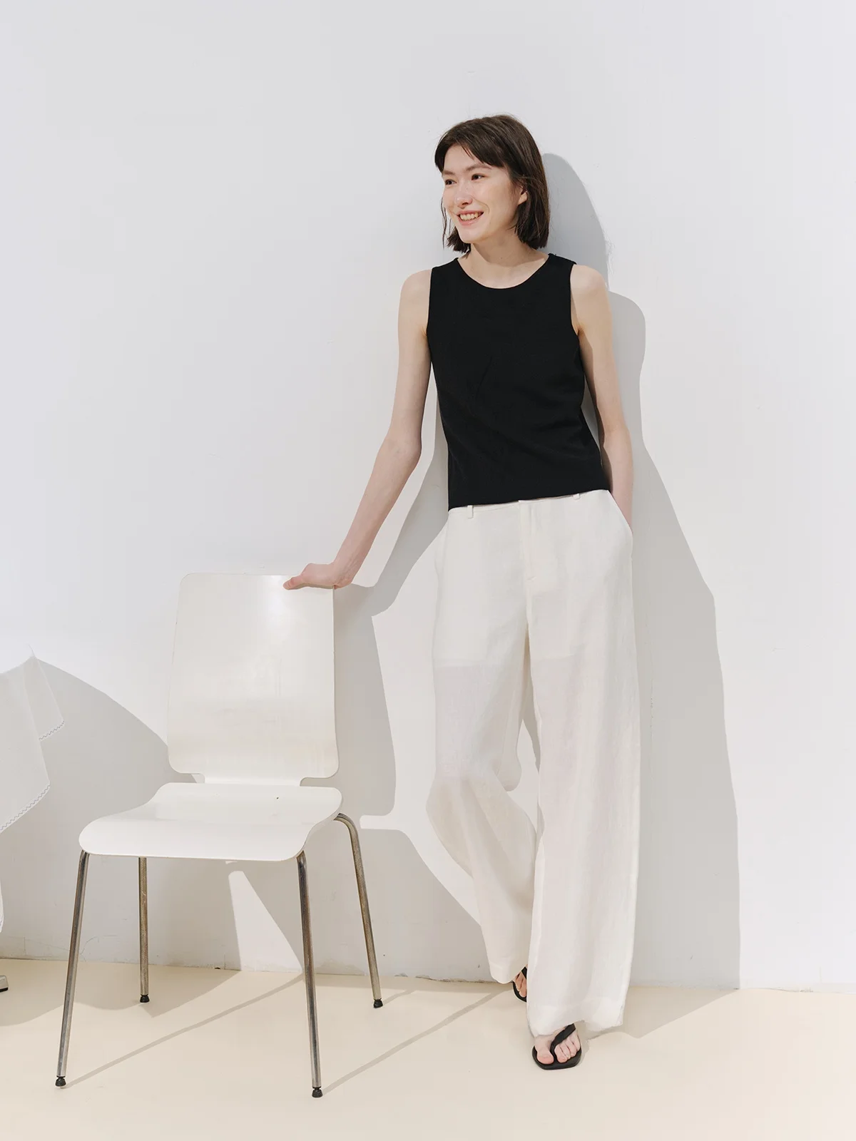 Slimming Straight Leg Pants Natural Linen Texture Side Patch Pocket Casual Women's 12268 REWEAR Comfortable Breathable Ladies...
Slimming Straight Leg Pants Natural Linen Texture Side Patch Pocket Casual Women's 12268 REWEAR Comfortable Breathable Ladies...