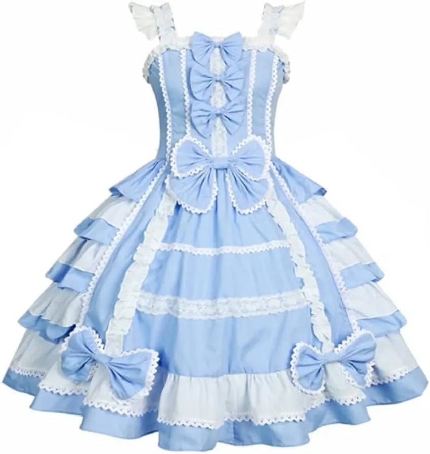 Sissy Lolita Dress Satin French Maid Fluffy Cosplay Elegant Halloween Costume Ball Party Dress Customized
Sissy Lolita Dress Satin French Maid Fluffy Cosplay Elegant Halloween Costume Ball Party Dress Customized