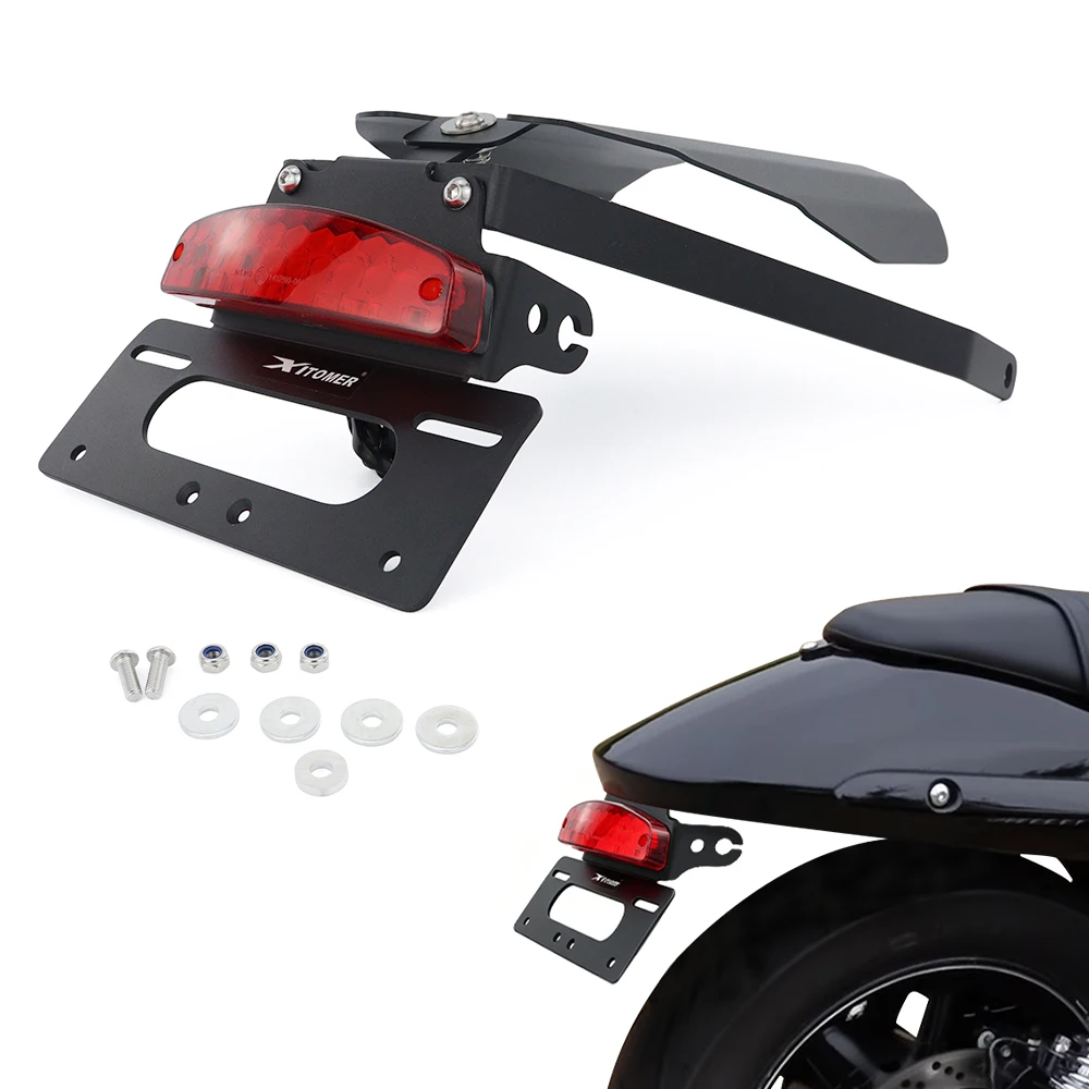 Motorcycle Rear Tail Tidy Fender Eliminator License Plate Holder with LED Light Mount Street 750 2015-2018 For Harley Davidson
Motorcycle Rear Tail Tidy Fender Eliminator License Plate Holder with LED Light Mount Street 750 2015-2018 For Harley Davidson