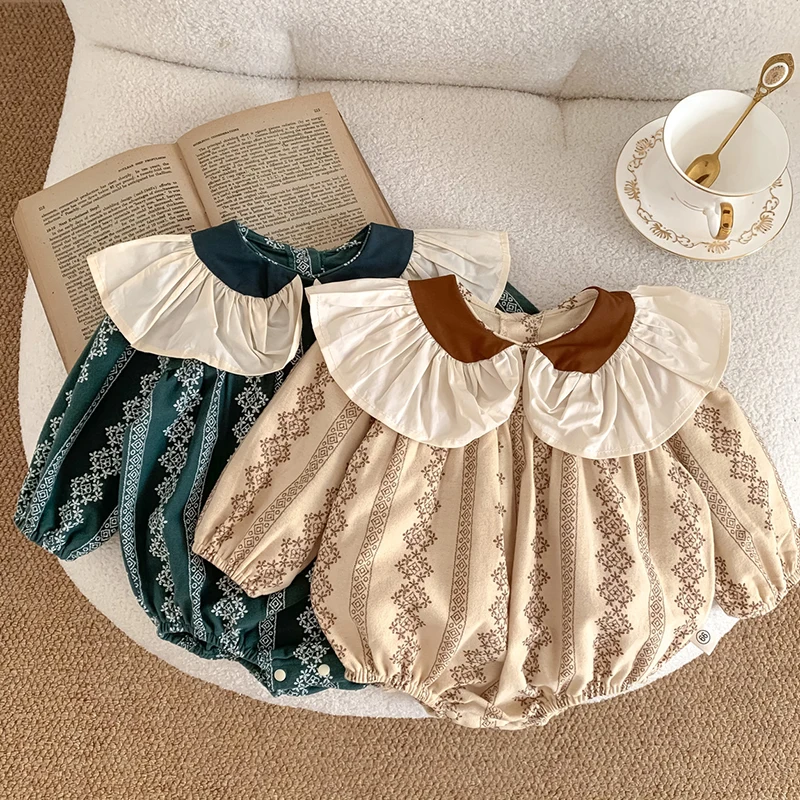 2023 New Autumn 0-24M Newborn Baby Girls Bodysuits Long Sleeved Cotton Printing Infant Baby Girls Jumpsuit Baby Girl Clothing
2023 New Autumn 0-24M Newborn Baby Girls Bodysuits Long Sleeved Cotton Printing Infant Baby Girls Jumpsuit Baby Girl Clothing