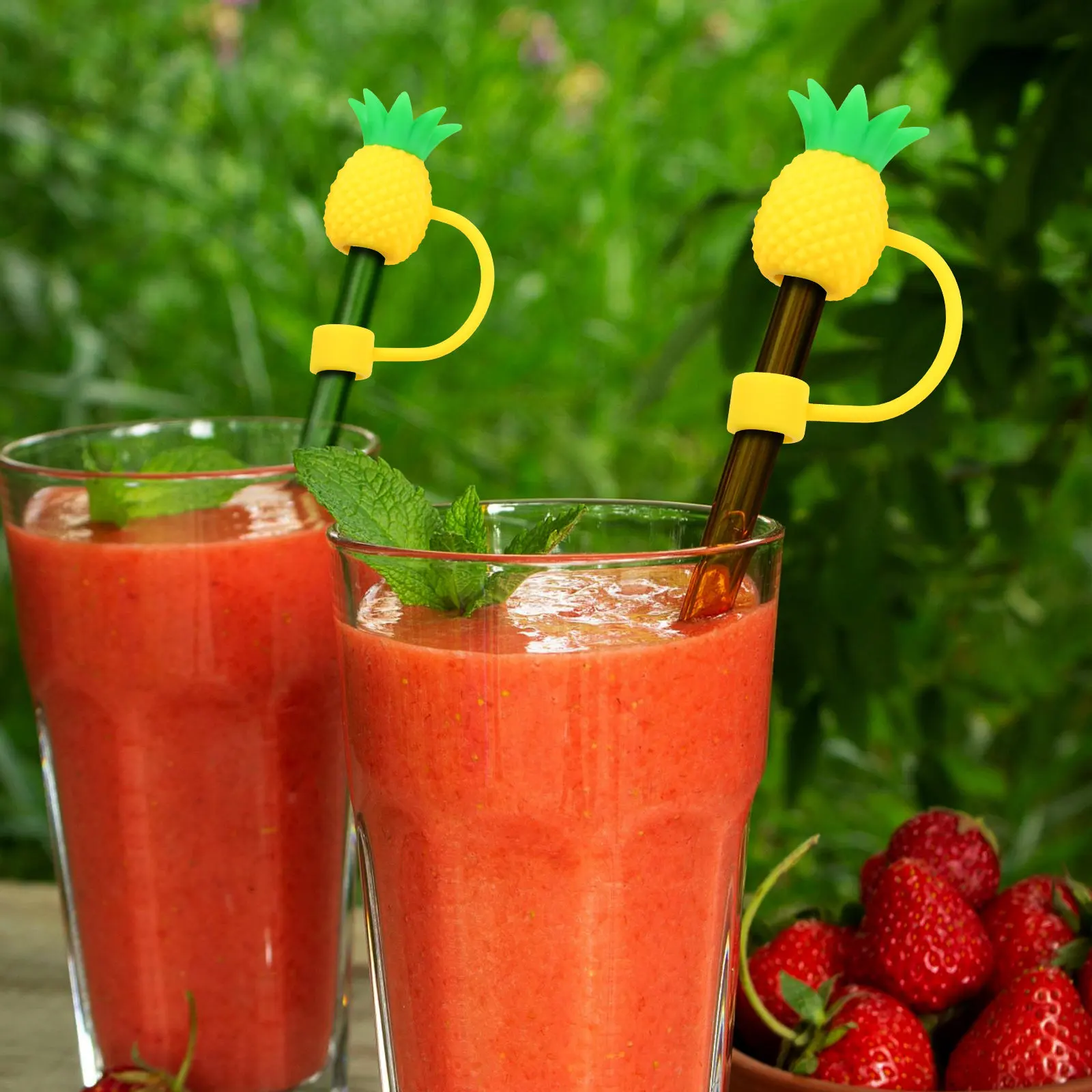 Набор из 4 милых силиконовых многоразовых заглушек для соломинок в форме ананаса, защитные насадки для питьевых трубочек, для вечеринок, дома, офиса, улицы, декоративные уплотнители
Набор из 4 милых силиконовых многоразовых заглушек для соломинок в форме ананаса, защитные насадки для питьевых трубочек, для вечеринок, дома, офиса, улицы, декоративные уплотнители