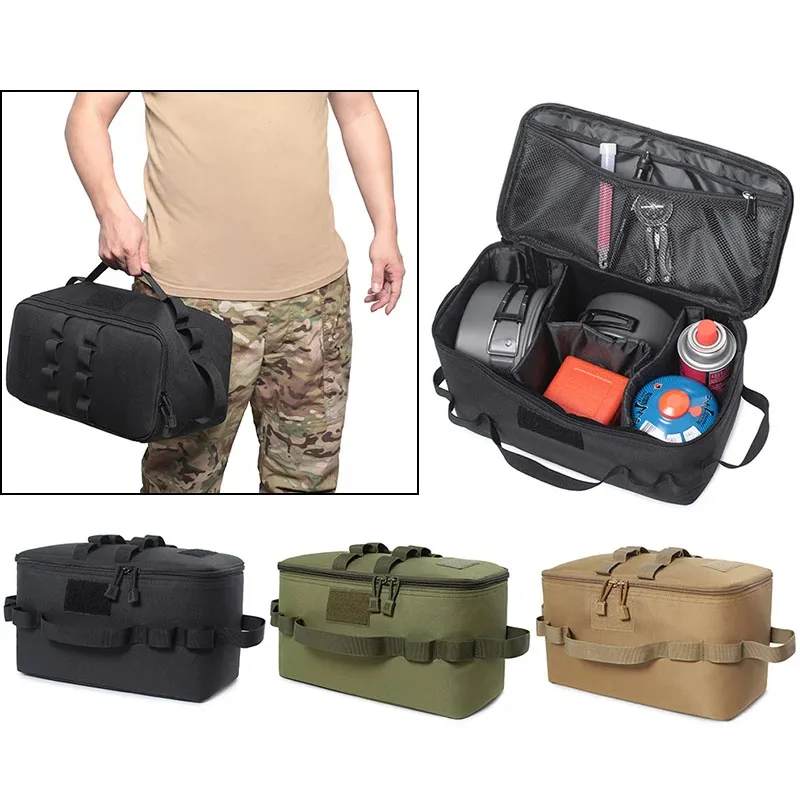 Outdoor Camping Picnic Storage Bag, Large Capacity Gas Tank, Stove Storage Bag, Tactical Pouch, Tableware Handbag for Travel
Outdoor Camping Picnic Storage Bag, Large Capacity Gas Tank, Stove Storage Bag, Tactical Pouch, Tableware Handbag for Travel