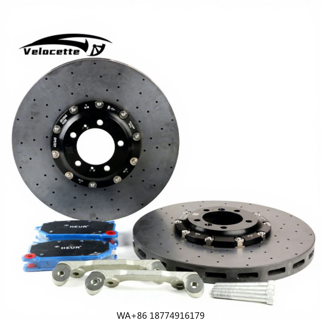 New Velocette Front Auto Brake System 420mm Carbon Ceramic Brake Disc Rotor Big Brake Caliper Kit for 6 Pistons High Performance
New Velocette Front Auto Brake System 420mm Carbon Ceramic Brake Disc Rotor Big Brake Caliper Kit for 6 Pistons High Performance
