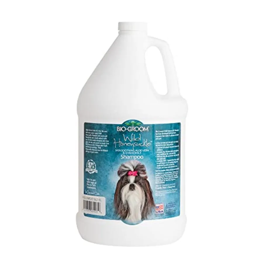 Dog Shampoo - Natural Scent Pet Shampoo, Aloe Vera, Chamomile, Cat and Dog Bathing Supplies, Puppy Wash, Cruelty-Free, Made in
Dog Shampoo - Natural Scent Pet Shampoo, Aloe Vera, Chamomile, Cat and Dog Bathing Supplies, Puppy Wash, Cruelty-Free, Made in