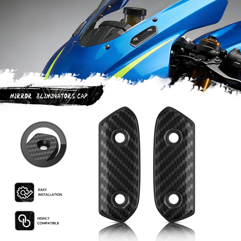 gsxr1000 Motorcycle Carbon Fiber Mirror Cap For GSX-R1000R GSX-R1000 2017-2026 Windshield Mirror Hole Protection Cover
gsxr1000 Motorcycle Carbon Fiber Mirror Cap For GSX-R1000R GSX-R1000 2017-2026 Windshield Mirror Hole Protection Cover