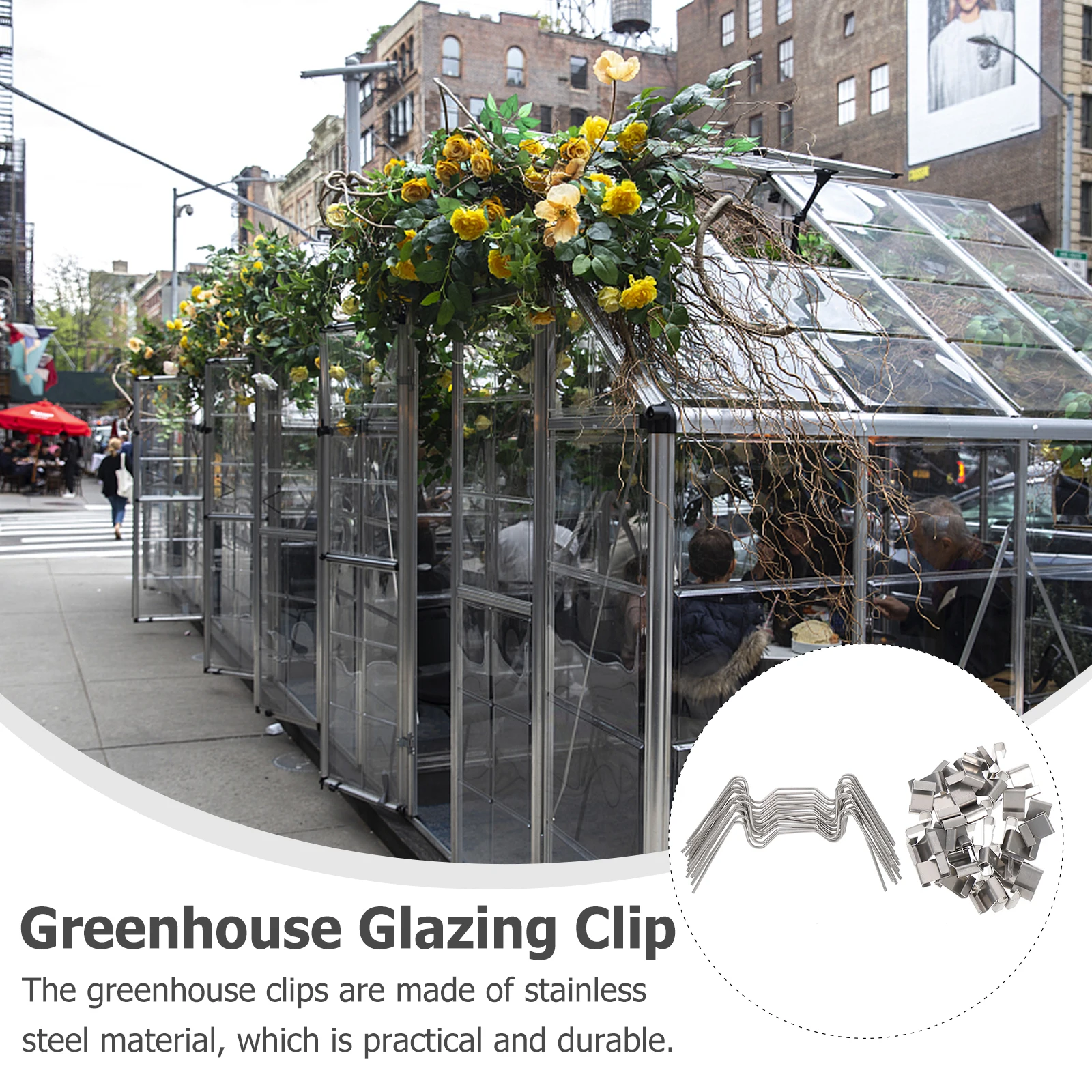 100Pcs Glass Pane Fixing Clips Stainless Steel W Wire and Z Overlap Clips for Greenhouse Glazing Heavy Duty Rust Resistant
100Pcs Glass Pane Fixing Clips Stainless Steel W Wire and Z Overlap Clips for Greenhouse Glazing Heavy Duty Rust Resistant