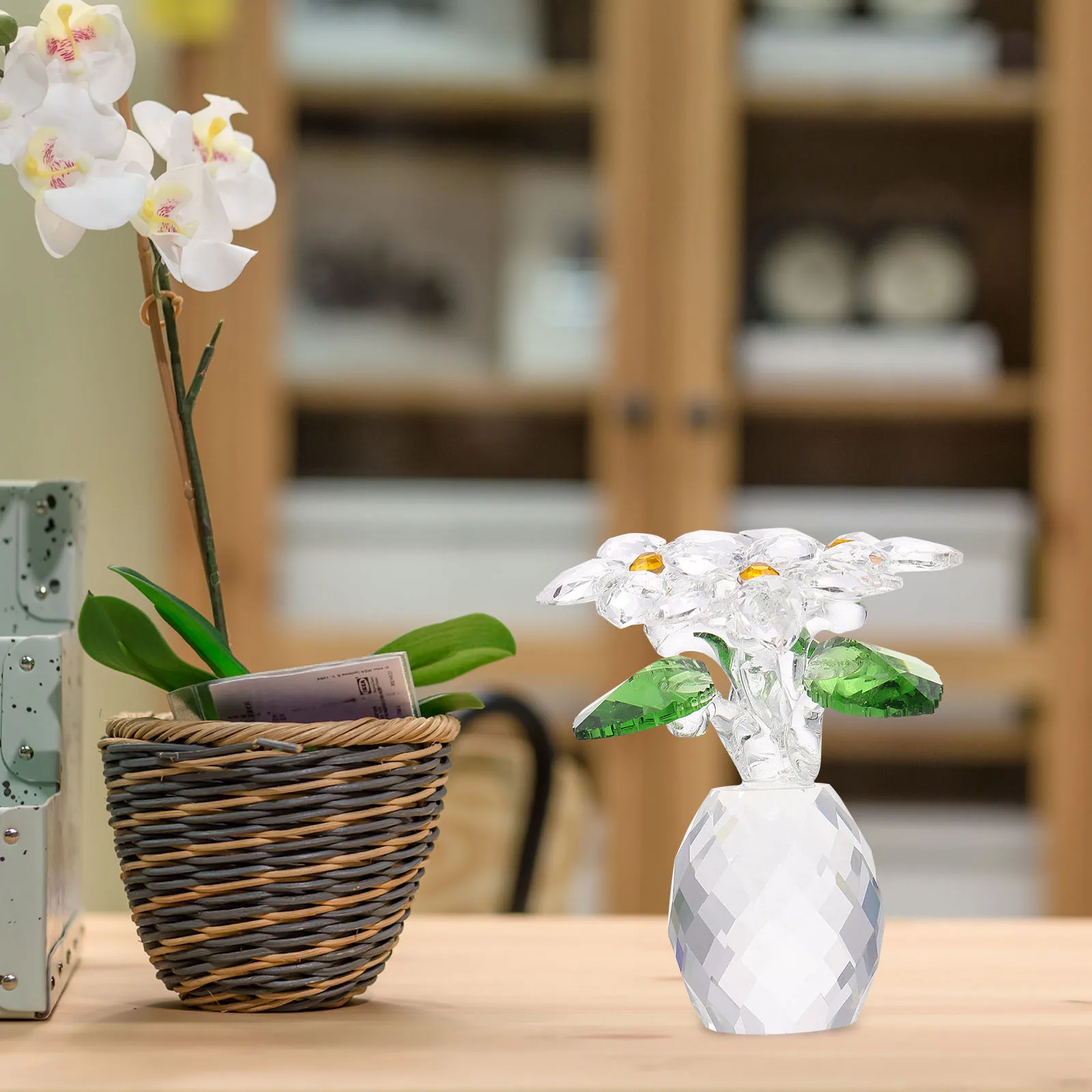 1Pcs Small Flower Vase Ornament Crystal Craft Desktop Decor Pineapple Shape Stable Indoor Outdoor Scene Adornment
1Pcs Small Flower Vase Ornament Crystal Craft Desktop Decor Pineapple Shape Stable Indoor Outdoor Scene Adornment