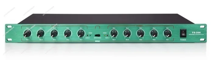 FS-206 10-позиционный разветвитель/аудиоразветвитель/распределитель аудиосигнала, усилитель-распределитель
FS-206 10-позиционный разветвитель/аудиоразветвитель/распределитель аудиосигнала, усилитель-распределитель