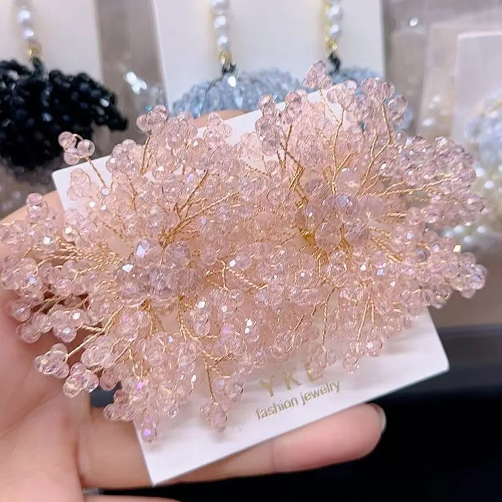 Synthetic Crystal Snowflake Earrings Women's Accessories Sparkling Beaded Crystal Earrings Bridal Jewelry Special Occasions
Synthetic Crystal Snowflake Earrings Women's Accessories Sparkling Beaded Crystal Earrings Bridal Jewelry Special Occasions