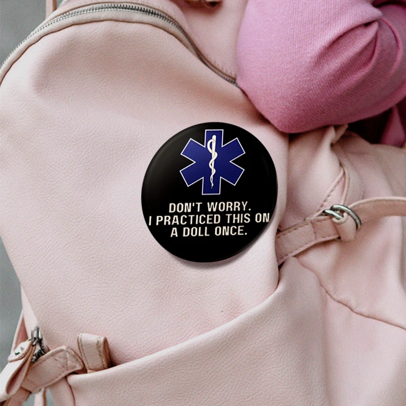Don't Worry I Practiced Once Tinplate Soft Button Pin Funny Creative Metal Brooches Backpack Collar Lapel Badge Jewelry Gifts
Don't Worry I Practiced Once Tinplate Soft Button Pin Funny Creative Metal Brooches Backpack Collar Lapel Badge Jewelry Gifts