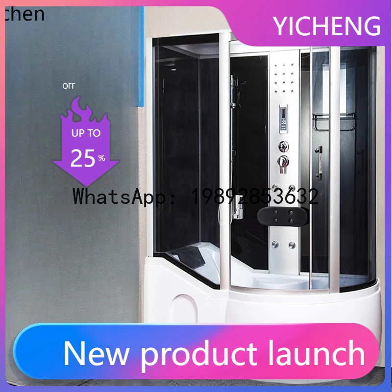 Интегрированная душевая кабина YS4 с раздвижными стеклянными дверями и вентилятором, для домашнего использования, закрытая конструкция
Интегрированная душевая кабина YS4 с раздвижными стеклянными дверями и вентилятором, для домашнего использования, закрытая конструкция