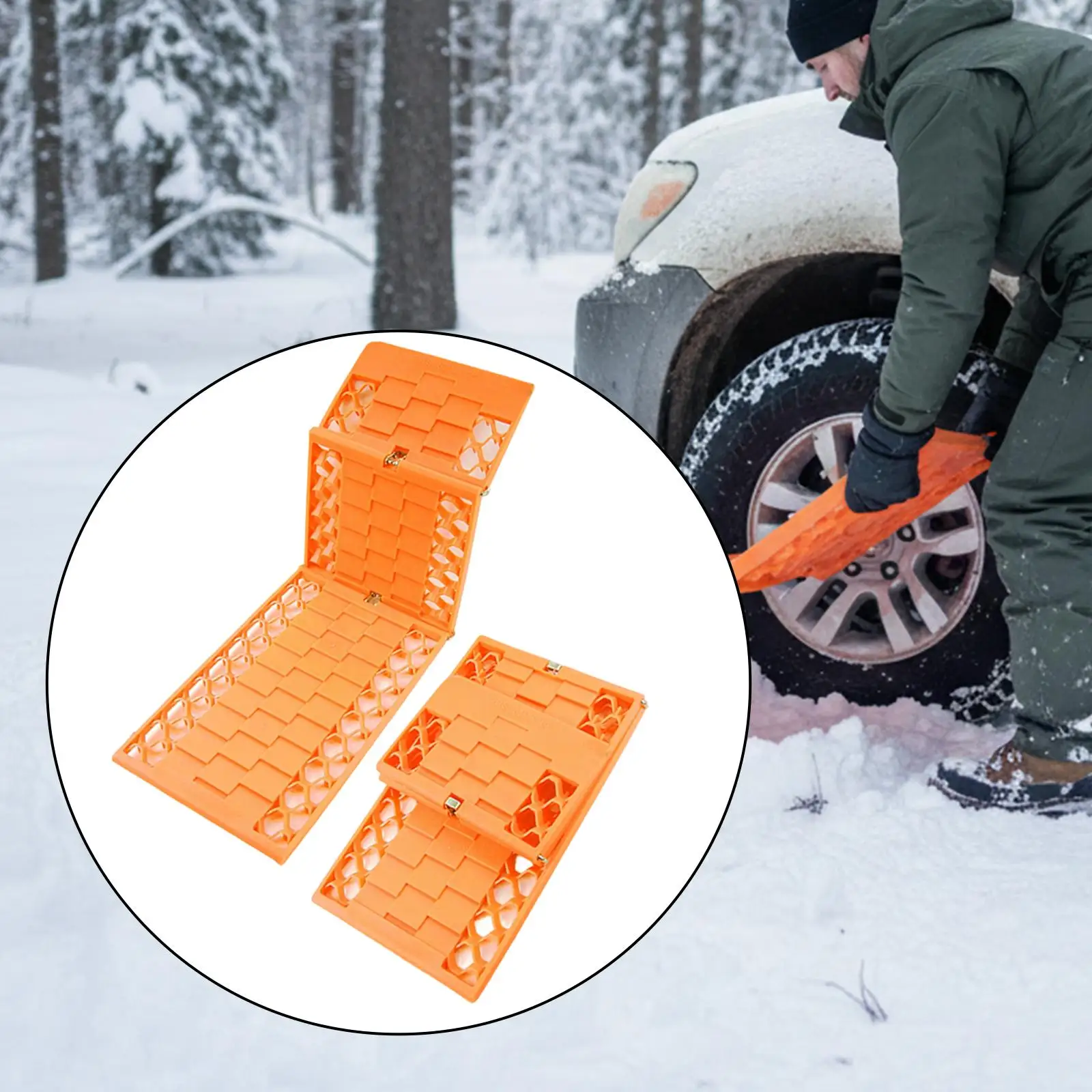 Foldable Car Traction Board PP Material Tire Grip Aid Recovery Board for Car Snow Mud Ice
Foldable Car Traction Board PP Material Tire Grip Aid Recovery Board for Car Snow Mud Ice